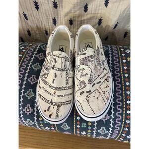 Vans x Harry Potter Marauder's Map Classic Slip-On Sneaker | Kids 1.0 | EUR 31.5